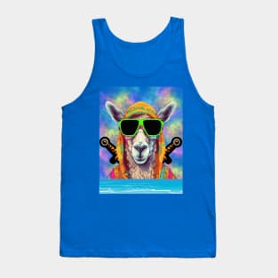 Llama Ninja Tank Top